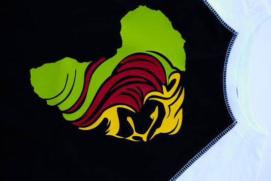 AfricanRich 3 Color Logo Baby Onesie
