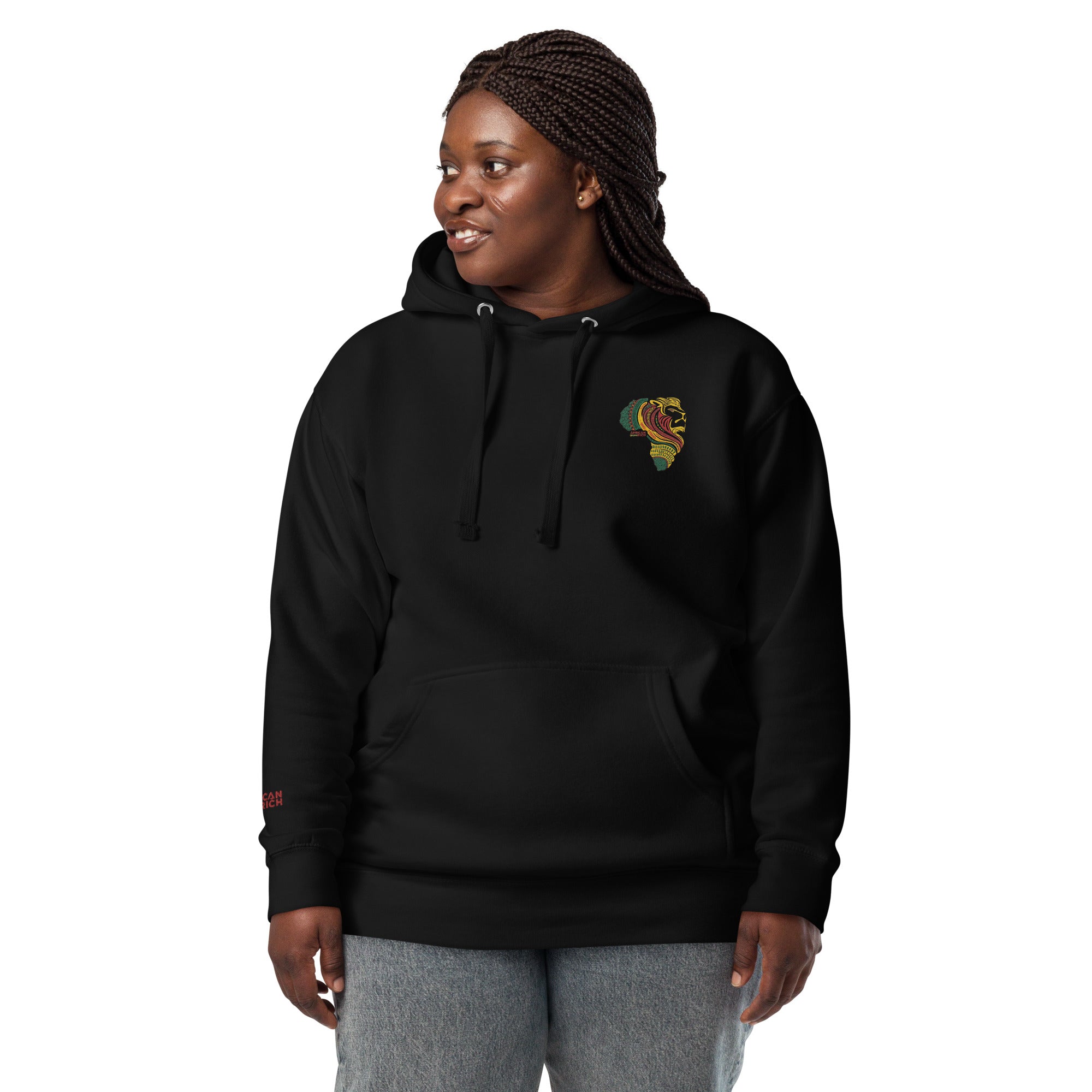 AR Embroidery LC Unisex Hoodie – AfricanRich AR Embroidery LC Unisex Hoodie – AfricanRich