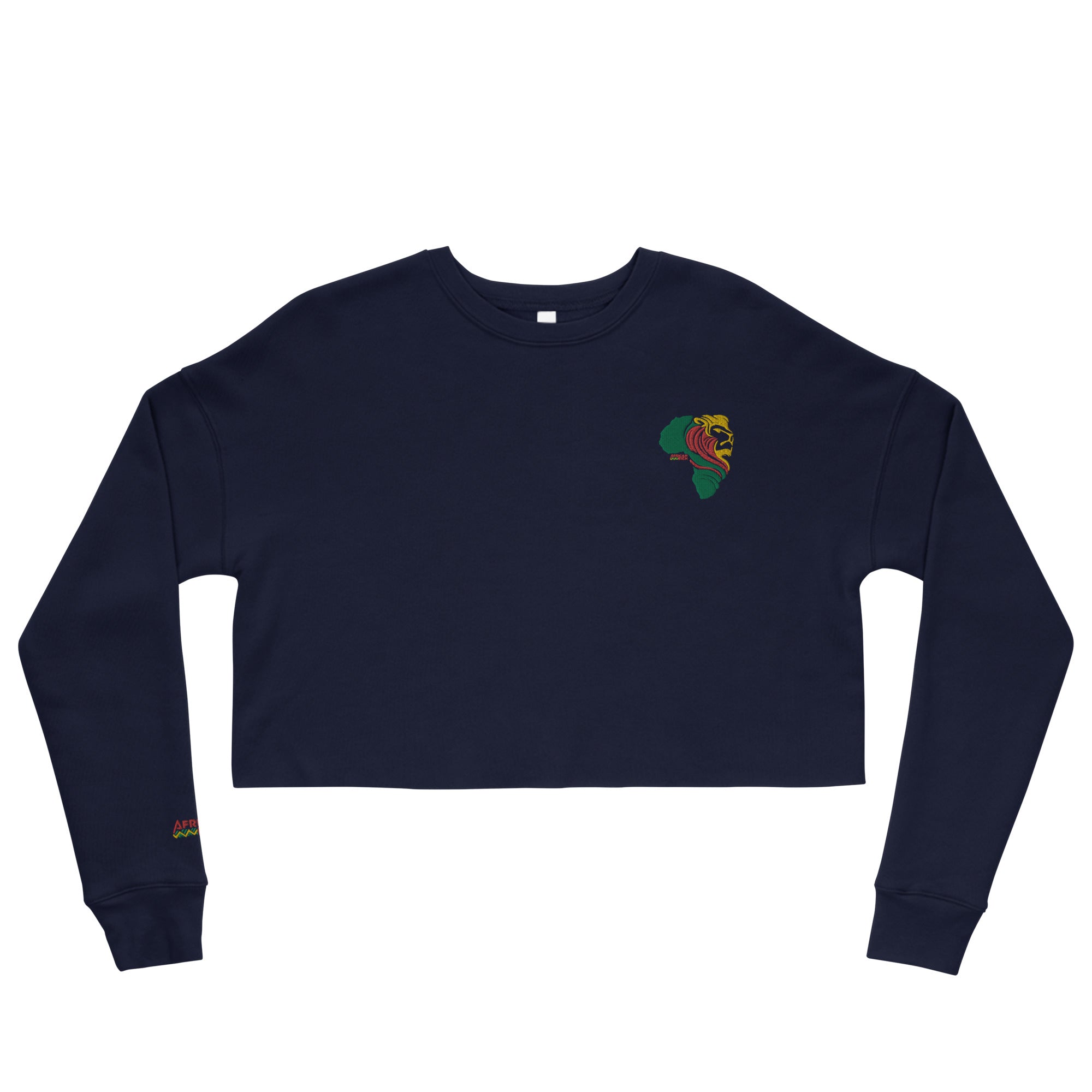 AR Embroidery Crop Sweatshirt – AfricanRich