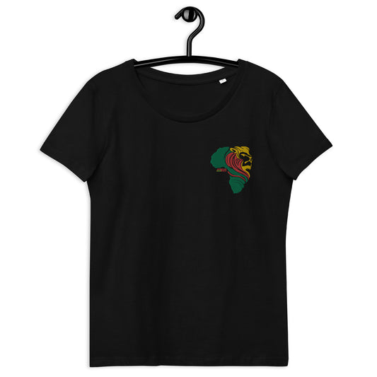 AR Embroidery Women's fitted eco tee