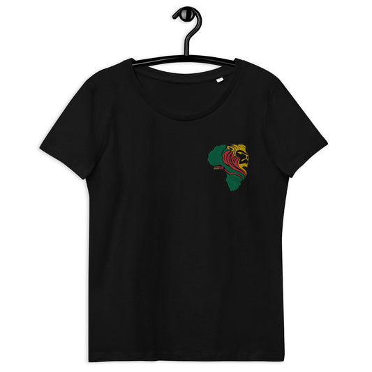AR Embroidery Women's Fitted Eco Tee