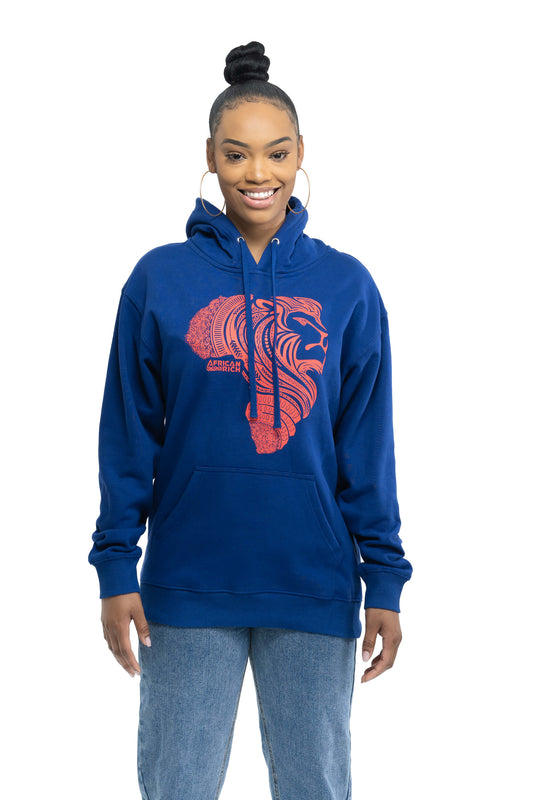 Royal Blue Hooded Sweatshirt