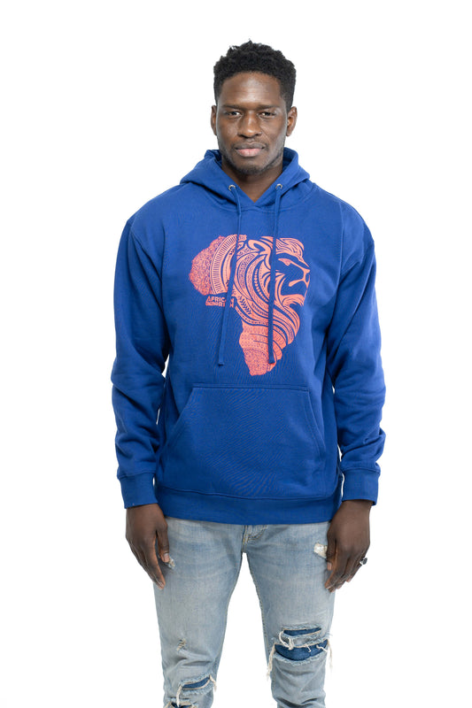 Royal Blue Hooded Sweatshirt