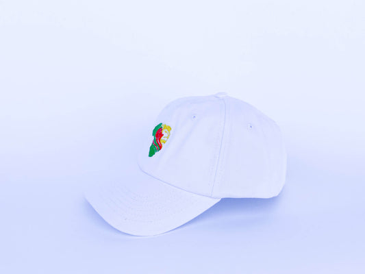 Relaxed White Signature Lion Head Cotton twill Hat