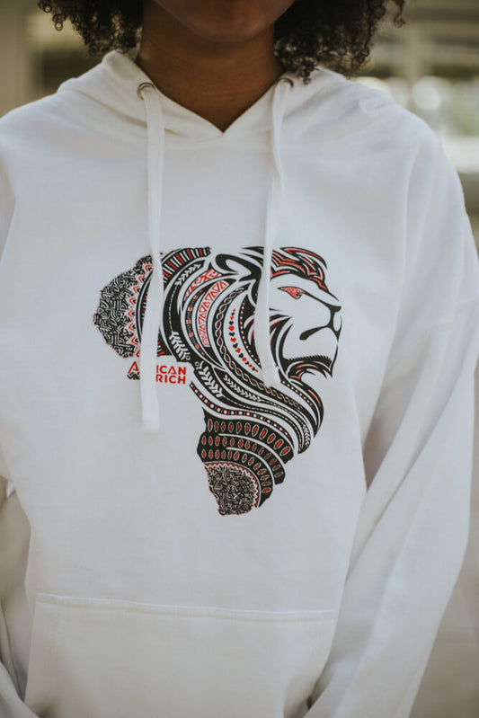 AfricanRich Dual Color Lion Head Hoodie