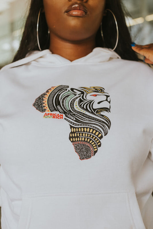 AfricanRich Signature Four Color Lion Hoodie