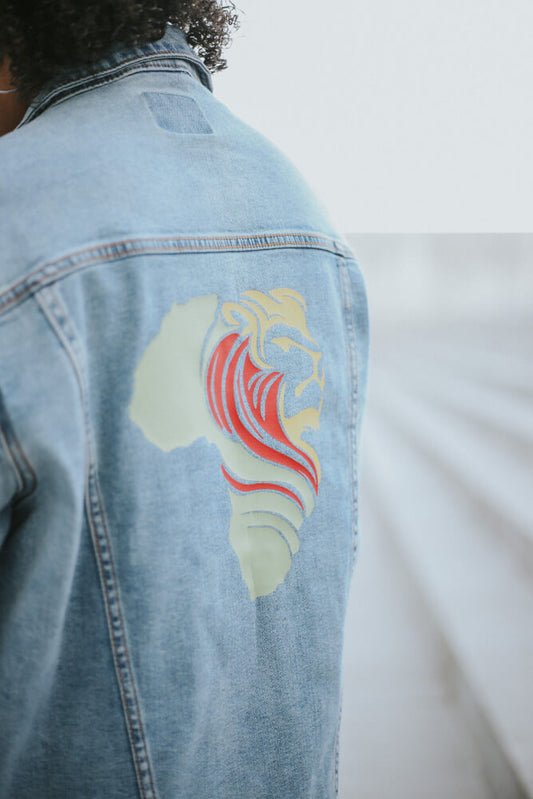 AfricanRich Signature Cotton Denim Jacket