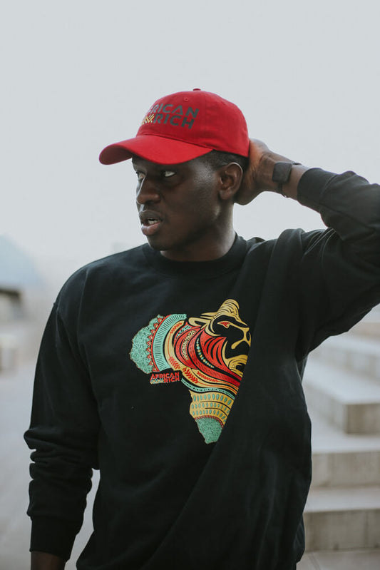 AfricanRich Signature 3 Color Crewneck Sweater