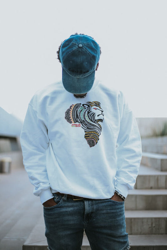 AfricanRich 4 Color Crewneck Sweater