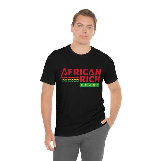 Ghana Bold Statement Unisex Jersey Short Sleeve Tee